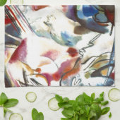 Abstracte samenstelling Kandinsky VI Theedoek (Gevouwen)