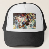 Abstracte samenstelling Kandinsky VI Trucker Pet (Voorkant)