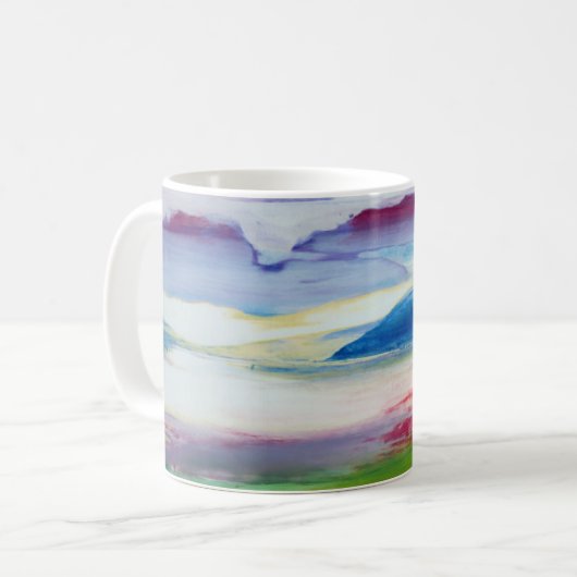 Abstracte samenstelling koffiemok (Voorkant links)