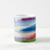 Abstracte samenstelling koffiemok (Center)