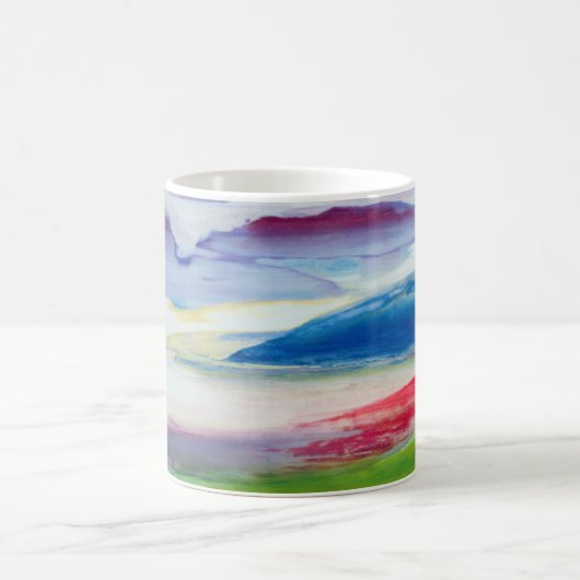 Abstracte samenstelling koffiemok (Center)