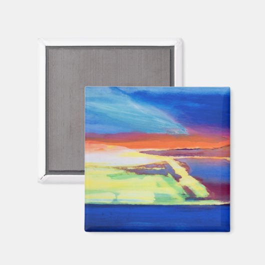 Abstracte samenstelling magneet (Voorkant / Achterkant)