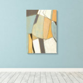 Abstracte samenstelling met gedempte kleuren canvas afdruk (Insitu (Houten vloer))