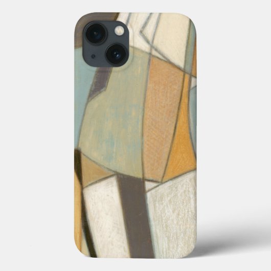 Abstracte samenstelling met gedempte kleuren Case-Mate iPhone case (Achterkant)