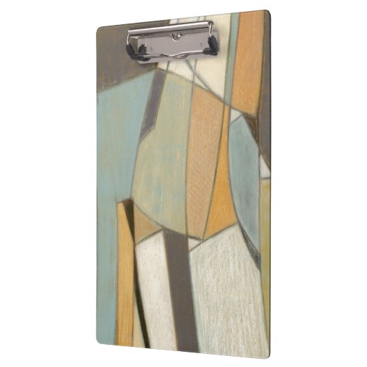 Abstracte samenstelling met gedempte kleuren klembord (Links)