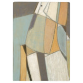 Abstracte samenstelling met gedempte kleuren klembord (Achterkant)