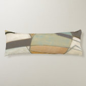 Abstracte samenstelling met gedempte kleuren lichaamskussen (Voorkant)