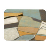 Abstracte samenstelling met gedempte kleuren magneet (Horizontaal)