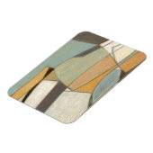 Abstracte samenstelling met gedempte kleuren magneet (Linkerzijde)