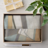 Abstracte samenstelling met gedempte kleuren tissuepapier (Geschenk)