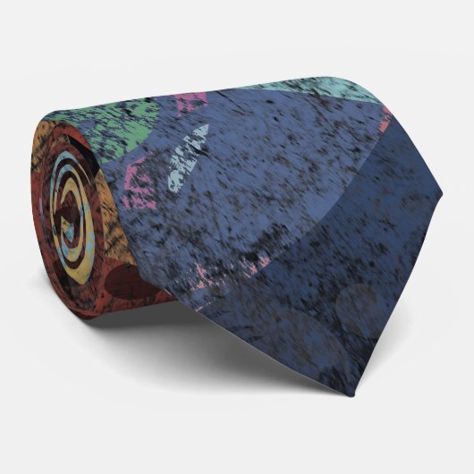 abstracte samenstelling stropdas (Opgerold)