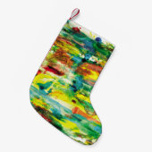 abstracte samenstelling van het schilderij van oli kleine kerstsok (Voorkant (Hangend))