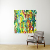 abstracte samenstelling van het schilderij van oli wandkleed (In Situ (horizontaal))