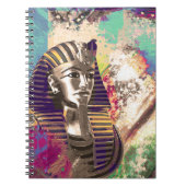 Abstracte samenstelling van King Tut Mask Notitieboek (Voorkant)