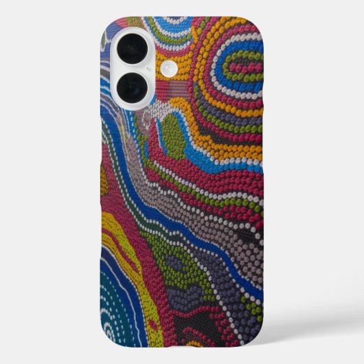 Abstracte samenstelling van kleine kleurrijke stip Case-Mate iPhone case (Achterkant)