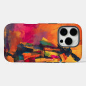 Abstracte Samurai Warrior Silhouet Case-Mate iPhone Case (Achterkant (horizontaal))