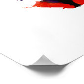 Abstracte saxofone poster (Hoek)