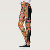 Abstracte Scandinavische moderne kunst Leggings (Links)