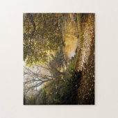 Abstracte scène . Central Park New York. Legpuzzel (Verticaal)