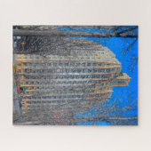 Abstracte scène . Central Park New York. Legpuzzel (Horizontaal)