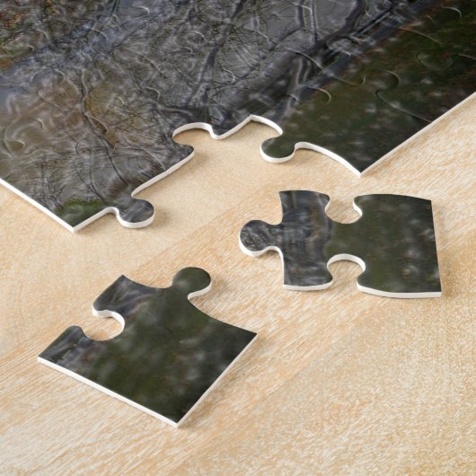 Abstracte scène . Central Park New York. Legpuzzel (Zijkant)