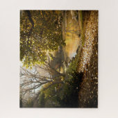 Abstracte scène . Central Park New York. Legpuzzel (Verticaal)