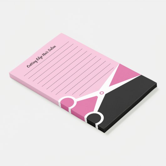 Abstracte schaar Hair Salon Post-it® Notes (Schuin)