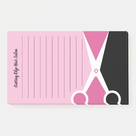 Abstracte schaar Hair Salon Post-it® Notes (Voorkant)