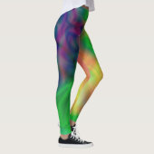 Abstracte schattige disco-kleuren leggings (Rechts)