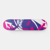 Abstracte schedel skateboard (Horizontaal)