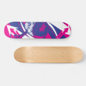 Abstracte schedel skateboard (Horizontaal)