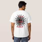 Abstracte Schedel T-shirt (Achterkant volledig)