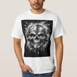 Abstracte Schedel T-shirt