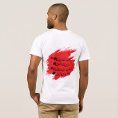 Abstracte Schedel T-shirt (Achterkant volledig)