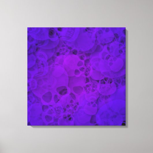 Abstracte schedels Premium verpakt canvas Afdruk (Voorkant)