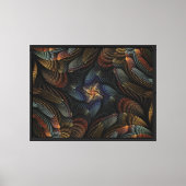 Abstracte schelpen canvas afdruk (Voorkant)
