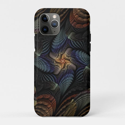 Abstracte schelpen Case-Mate iPhone case (Achterkant)