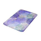 Abstracte schelpen en zandvangers badmat (Gekanteld)