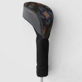 Abstracte schelpen golfheadcover (Schuin)
