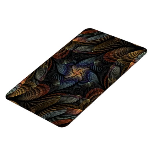 Abstracte schelpen magneet (Linkerzijde)