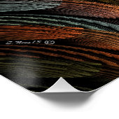 Abstracte schelpen perfect poster (Hoek)
