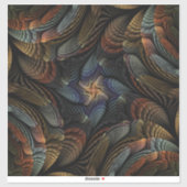 Abstracte schelpen sticker (Vel)
