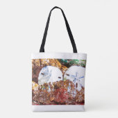 Abstracte schelpen tote bag (Achterkant)