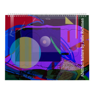 Abstracte schema's kalender