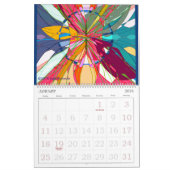 Abstracte schema's kalender (Jan 2026)