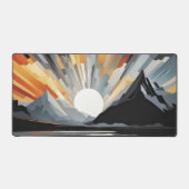 Abstracte schemering bureaumat (Voorkant)