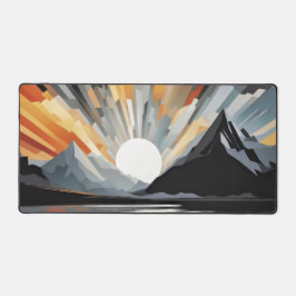 Abstracte schemering bureaumat