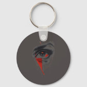 Abstracte schets oog sleutelhanger (Voorkant)