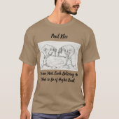 Abstracte schets Paul Klee T-shirt (Voorkant)