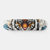 Abstracte schets tijger in het water persoonlijk skateboard (Horizontaal)